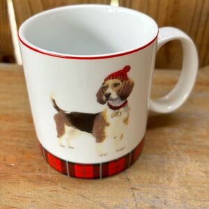 Celtic Canines Beagle Tartan Plaid Fall Holiday Coffee Mug 16oz